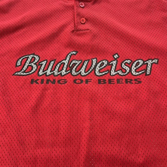 Vintage Budweiser A's MLB Baseball Jersey Don Alleson Athletic Mens Size Large - Picture 4 of 9